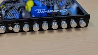 Timpano Audio TPTEQ7  Car Audio 7 Band Graphic Equalizer PRV Group [upl. by Ares402]