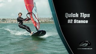 Windsurfing Quick Tips 2 Stance [upl. by Einnok]