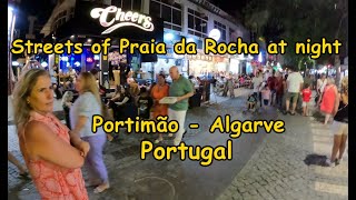 Streets of Praia da Rocha at night [upl. by Let293]