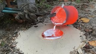 The Biggest Molten Aluminum Black Ant Casting So Far 20 [upl. by Anirtek]