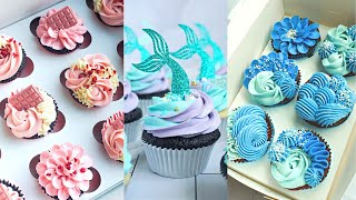 Beautiful Cupcakes  Satisfying Cupcake Decorating Compilation [upl. by Niffirg]