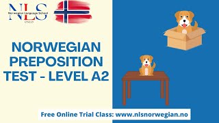 Learn Norwegian  Norwegian Preposition Test – Level A2  Norsk Test Preposisjoner A2  Episode 137 [upl. by Urita]