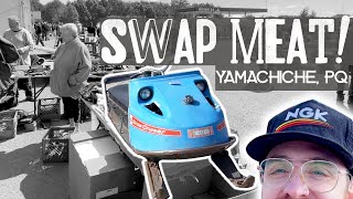 Vintage Snowmobile SWAP MEET Yamachiche Quebec 2023 [upl. by Ynnohj]