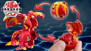 How To Fold BAKUGAN Battle Planet Toys  Dragonoid Nillious Trox amp MORE Bakugan Toys [upl. by Turner]