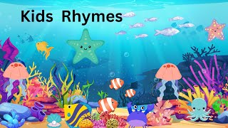 Little Starfish Song  Fun Ocean Rhymes for Kids  Underwater Adventures [upl. by Arbmahs]