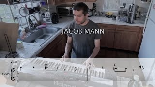 Jacob Mann “Nightmare” solo transcribed [upl. by Emera]