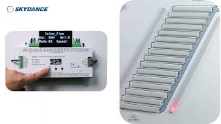 ES32 32 channels PIR Sensor LED Stair Light Controller of pixel light with daylight sensor [upl. by Ordep]