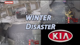 Detailing a Van while its Snowing Kia Sedona Interior Vacuum Disaster Detail detailing kia [upl. by Neb]