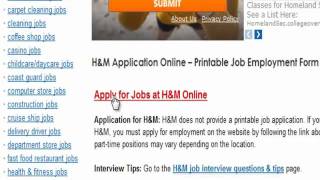 HampM Job Application Online [upl. by Akinas]