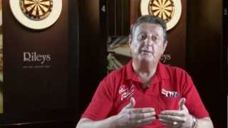 Eric Bristow and Darts Practice Rings [upl. by Kaden350]