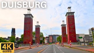 Driving in DUISBURG Germany 2024 🇩🇪  Panoramic City Tour in 4K 🚗 [upl. by Wohlen]