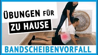 Bandscheibenvorfall 3 Übungen LWS für zu Hause [upl. by Trocki378]