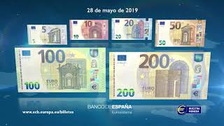 Nuevos billetes de 100€ y 200€  pronto en circulación [upl. by Hayouqes]