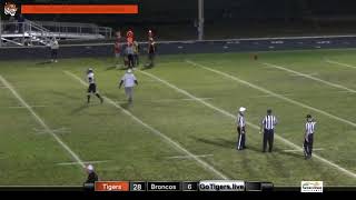 Belle Fourche Broncs at MobridgePollock Tigers FB [upl. by Fox415]