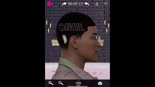 Barber Chop Bevel hair design [upl. by Yekram]