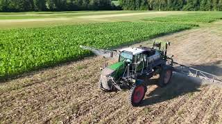 FS Growmark spraying with a Fendt Rogator 934 [upl. by Letnohs]