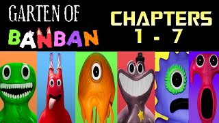 GARTEN OF BANBAN  ALL CHAPTERS 17  Full Game Walkthrough  No Commentary [upl. by Eltsyrc776]