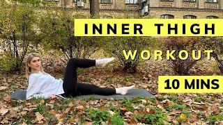 Tone and Tighten 10 Min FloorOnly Inner Thigh Workout [upl. by Mehitable413]