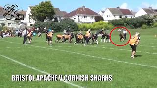 Bristol Apache v Cornish Sharks [upl. by Akimahc]