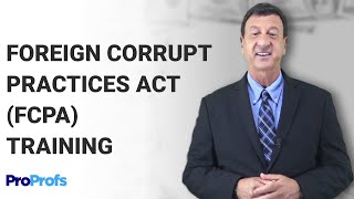 Foreign Corrupt Practices Act FCPA Training  Course Introduction [upl. by Eilatam]