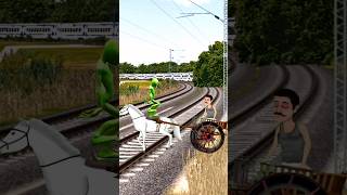 funny horse craft to dummy to Casita stop the train tranding youtubeshorts [upl. by Obnukotalo221]