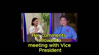 Robredo Reacts to Duterte Visit at Naga City No Politics Here [upl. by Raffarty]