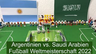 Argentinien vs Saudi Arabien  Fußball Weltmeisterschaft Katar 2022  1 Gruppenspiel der Gruppe C [upl. by Hazlip581]