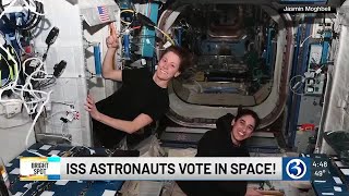 BRIGHT SPOT ISS astronauts vote in space [upl. by Durrett]