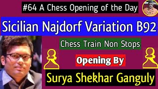 Sicilian Najdorf  S S Ganguly 2003 chess [upl. by Googins]