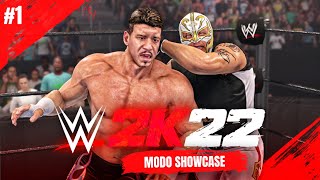 WWE 2K22  2K Showcase Rey Mysterio  PARTE 1 en Español [upl. by Nol]