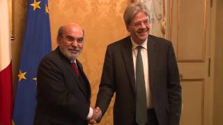 Gentiloni incontra il Direttore Generale FAO José Graziano da Silva 01032017 [upl. by Ethel]