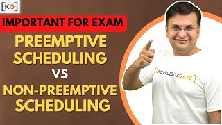 32 Preemptive vs Non preemptive CPU Scheduling in operating system in Hindi [upl. by Nagek361]