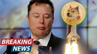 Urgent Alert DOGECOIN LOOKS EXTREMELY BULLISH Insane DOGE price prediction Elon Musk Doing It [upl. by Trilbee254]