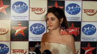 Hiba Nawab Full Exclusive Interview At Special Screening Of Jhanak Serial [upl. by Rustice]