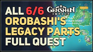 All Orobashis Legacy Parts IV Genshin Impact Full Quest Line [upl. by Fezoj846]