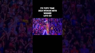 ITS TIFFY TIME 2024 MITB WINNER tiffanystratton wwemoneyinthebank wwe [upl. by Alik]