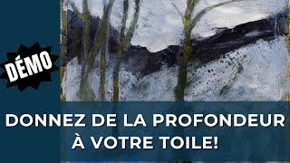 Comment donner de la profondeur à un paysage abstrait [upl. by Otrevlig]