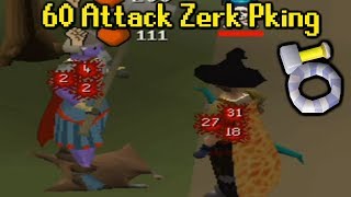 Pking with different combos on my 60 Attack Zerker OSRS [upl. by Guildroy]