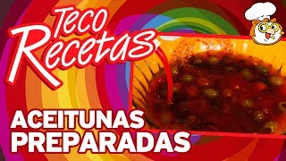 Teco Receta Aceitunas Preparadas [upl. by Barnabe]