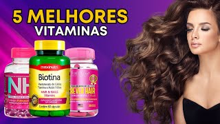 5 Melhores Vitaminas Para o Cabelo  Vitamina Capilar Boa e Barata [upl. by Leoni748]