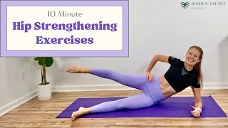 10 MInute Hip Strengthening Exercises  at home [upl. by Aistek743]