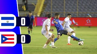 EL SALVADOR IGUALA 0  0 ANTE PUERTO RICO POR LAS ELIMINATORIAS CONCACAF  REY DEPORTIVO [upl. by Zerat719]