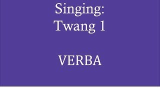 Singing Twang exercise 1 [upl. by Eivla]