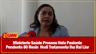 MS Prosesu hela Pasiente Pendente 80 Resin hodi Tratamentu iha Rai Liur [upl. by Odlabu]