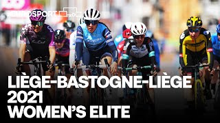 Liège–Bastogne–Liège 2021  Elite Women’s  Highlights  Cycling  Eurosport [upl. by Noed]