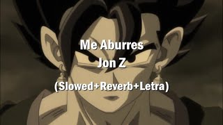 Me AburresJon Z SlowedReverbLetra [upl. by Sunev]