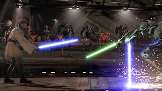 ObiWan Kenobi vs General Grievous  Full Fight Scene  Star Wars Revenge of the Sith [upl. by Cate]