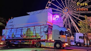 Afbouw Kermis  transport  Kermis Oss  2022 Deel 2 [upl. by Constant]