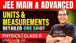 Class 11 Physics  Units amp Measurements  One Shot  JEE 2025  JEE 2026  Vinay Shur Sir [upl. by Wilder]