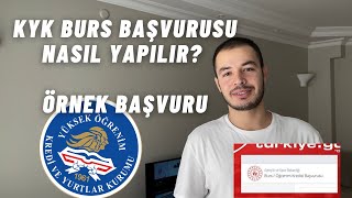 KYK Burs Başvurusu Nasıl Yapılır  Bir Öğrenci Olarak Detaylı Anlatıyorum [upl. by Nedrob]